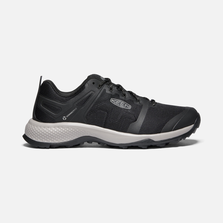 Keen Explore Vent Shoes - Men's Black Deep Grey Footwear